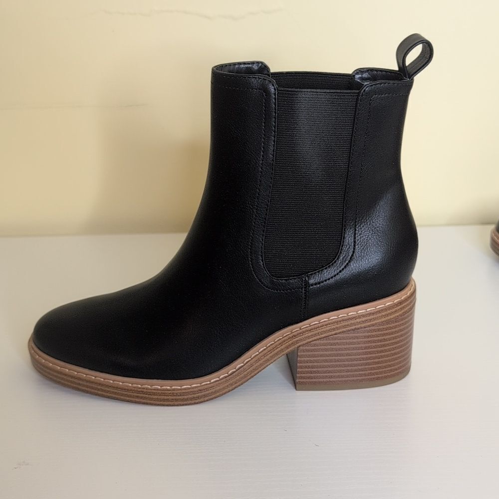 Marc Fisher Size 8 Modesty 2 Black Heeled Boot, NEW In Box - Picture 9 of 15